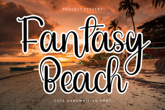Fantasy Beach Font - Featured Image