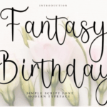 Fantasy Birthday Font - Featured Image