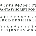 Fantasy Script 16 Font - Featured Image