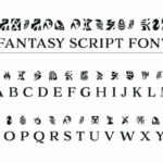 Fantasy Script 17 Font - Featured Image