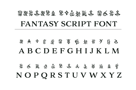 Fantasy Script 21 Font - Featured Image