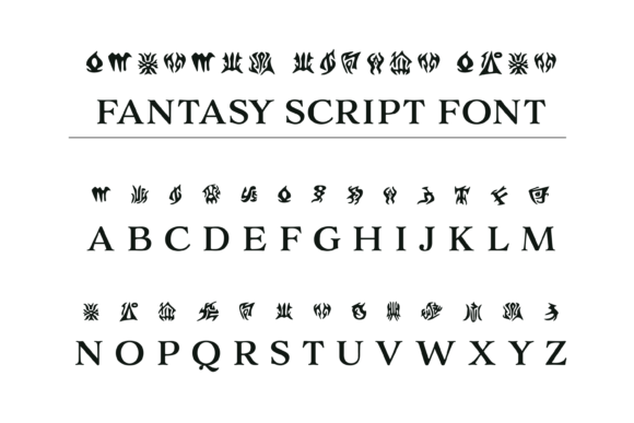 Fantasy Script 24 Font - Featured Image