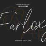 Farloxy Script Font - Featured Image