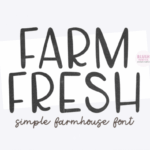 Farm Fresh Font - Featured Image