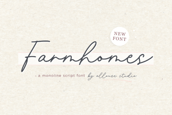 Farmhomes Font - Featured Image