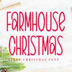 Farmhouse Christmas Font - Featured Image