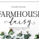 Farmhouse Daisy Font - Featured Image