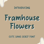 Farmhouse Flowers Font - Featured Image
