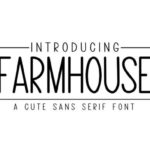 Farmhouse Font - Featured Image