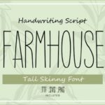 Farmhouse Font - Featured Image