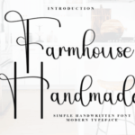 Farmhouse Handmade Font - Featured Image