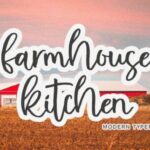 Farmhouse Kitchen Font - Featured Image