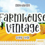 Farmhouse Vintage Font - Featured Image