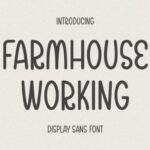 Farmhouse Working Font - Featured Image