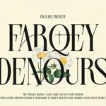 Farqey Denours Font - Featured Image