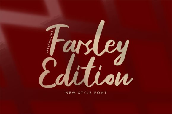 Farsley Edition Font - Featured Image