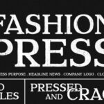 Fashion Pressed Font - Featured Image