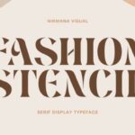 Fashion Stencil Font - Featured Image