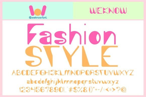 Fashion Style Font - Featured Image