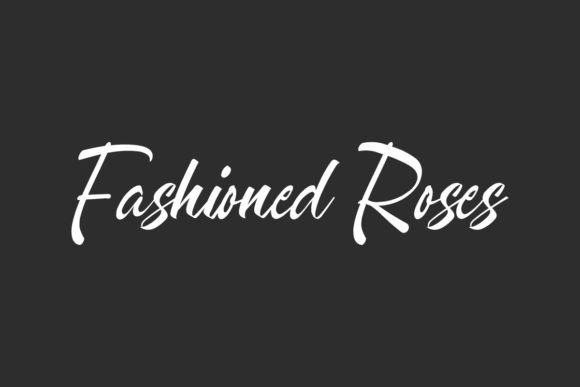 Fashioned Roses Font - Featured Image