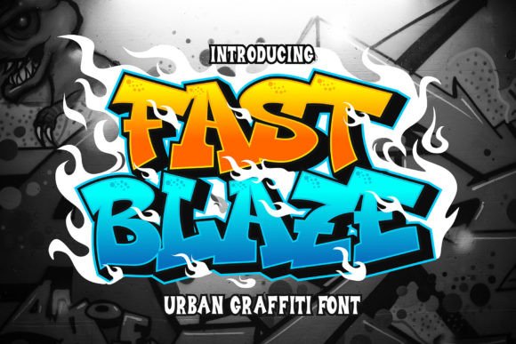 Fast Blaze Font - Featured Image