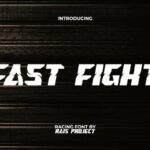 Fast Fight Font - Featured Image