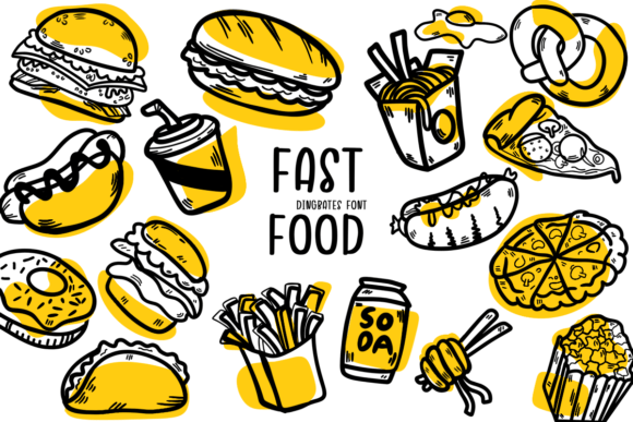 Fast Food Font - Featured Image