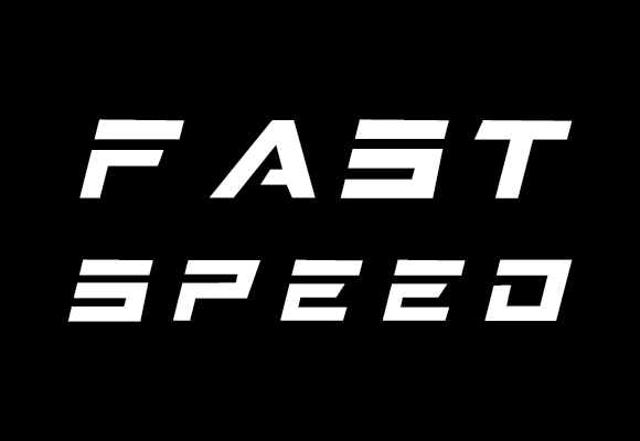 Fast Speed Font - Featured Image