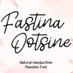 Fastina Ootsine Font - Featured Image