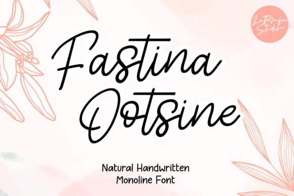 Fastina Ootsine Font - Featured Image