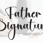 Father Signature Font - Featured Image