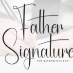 Father Signature Font - Featured Image