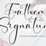 Father Signature Font - Featured Image
