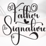 Father Signature Font - Featured Image