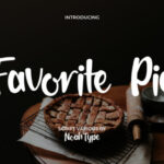 Favorite Pie Font - Featured Image