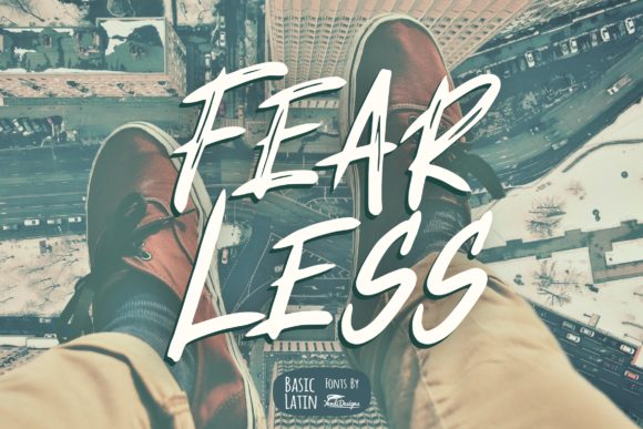 Fear Less Font - Featured Image