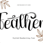 Feather Font - Featured Image