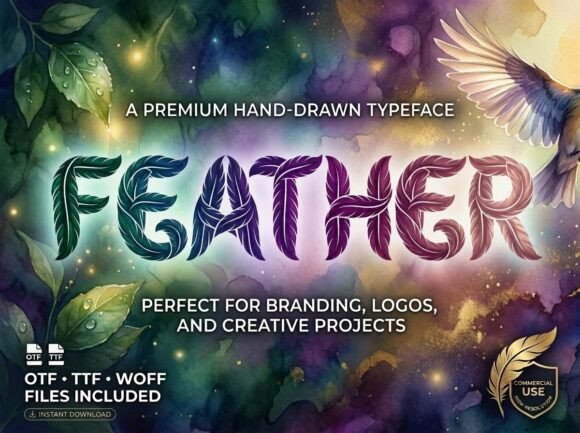 Feather Font - Featured Image