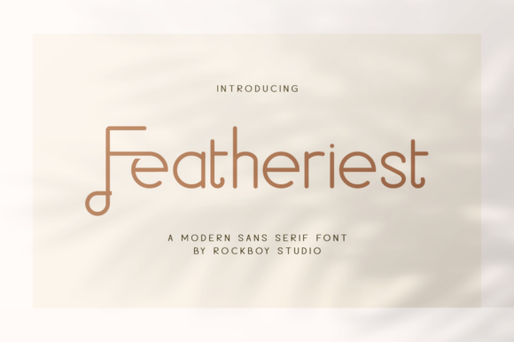Featheriest Font - Featured Image