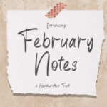 February Notes Font - Featured Image