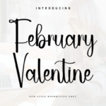 February Valentine Font - Featured Image