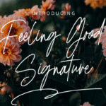 Feeling Good Signature Font - Featured Image