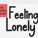 Feeling Lonely Font - Featured Image