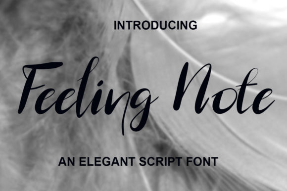 Feeling Note Font - Featured Image
