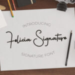 Felicia Signature Font - Featured Image