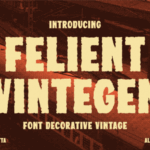 Felient Vintegen Font - Featured Image
