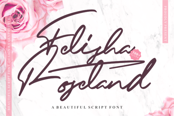 Felisha Roseland Font - Featured Image