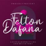 Felton Dafana Font - Featured Image