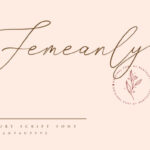 Femeanly Font - Featured Image