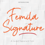 Femila Signature Font - Featured Image